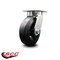 Service Caster 6 Inch Kingpinless Rubber on Steel Wheel Swivel Top Plate Caster SCC-KP30S620-RSR - alternate 2